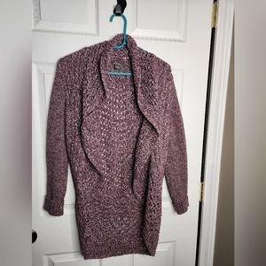 Eddie Bauer Open Cardigan Purple Size Medium